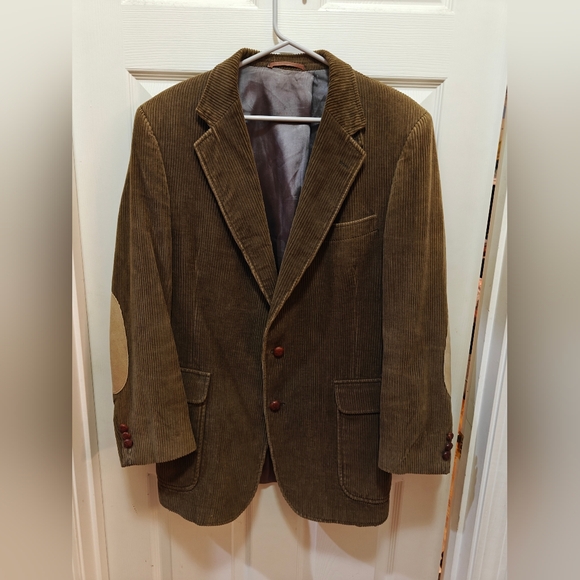 Vintage Men's Brown Corduroy Blazer - Picture 1 of 11
